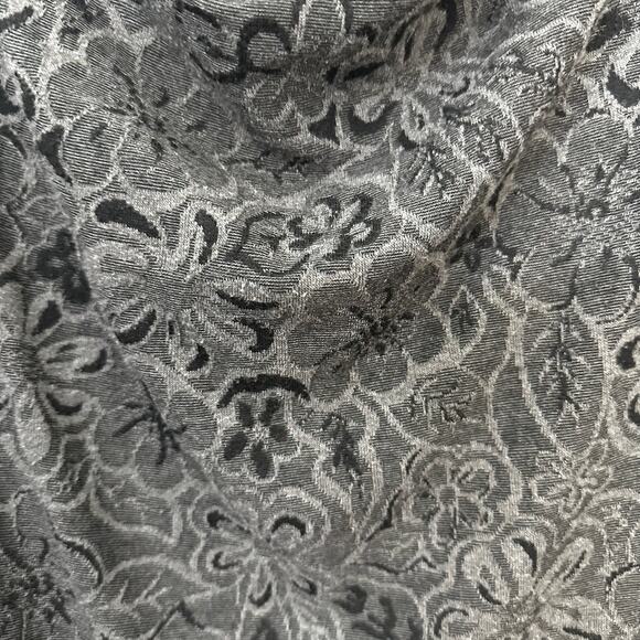 Cut Loose Tunic Top Womens Cowl Neck Textured Swing 3/4 Sleeve Gray Size Large - Picture 5 of 6